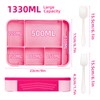 QCQHDU Bento Lunch Box for Kids, 1330ML Bento Box Adult