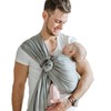 Shabany Ring sling, carrier sling, 100% organic cotton for newborns