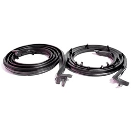 Metro Moulded Parts LM 31-B Molded Door Seal with Clip - Pair, Black