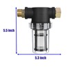 M MINGLE Garden Hose Filter for Pressure Washer inlet Water,