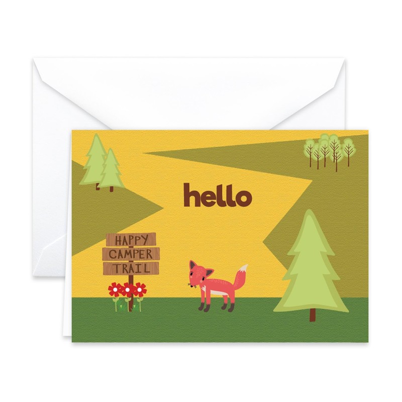 Paper Frenzy Camp Notes Hello From Camp - 24 pack