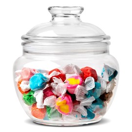Modern Innovations 40 oz Candy & Cookie Jar with Lid, Premium Acrylic Clear Apothecary Jar, Wedding & Home Décor Centerpiece Cookie Candy Buffet Decorative Kitchen