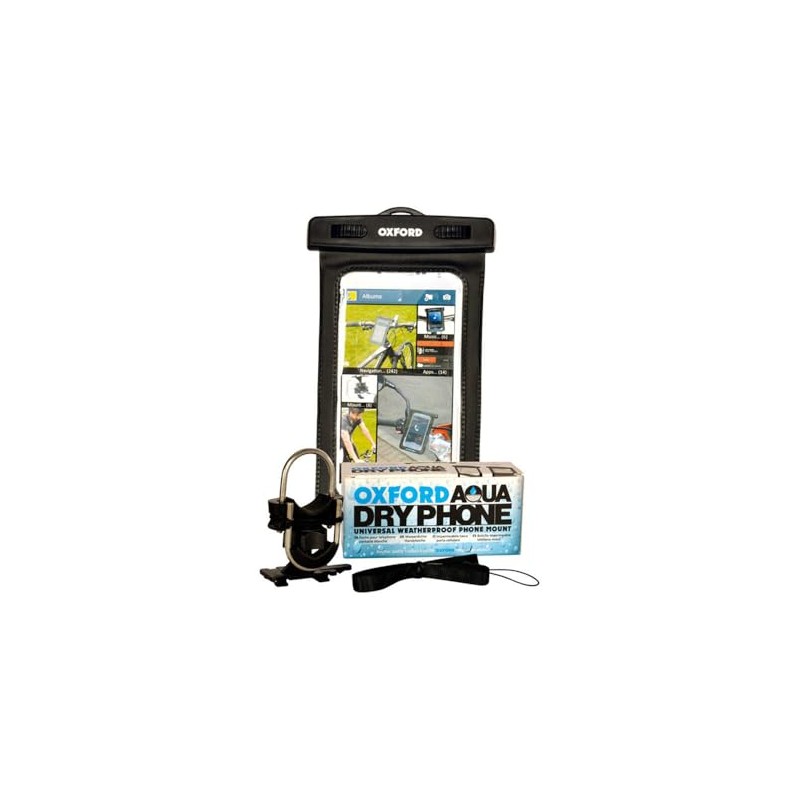 Oxford Aqua Dry Universal Weatherproof Phone Mount - Black