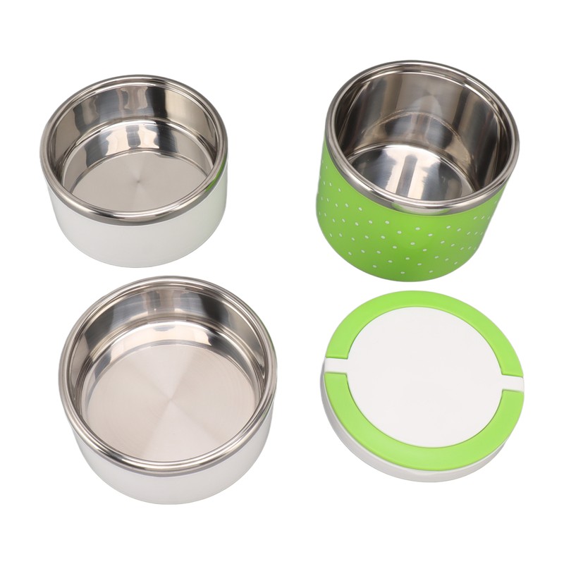Stackable Stainless Steel Thermal Lunch Container Leakage Proof Retain Freshness