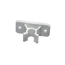 RV Designer E242, Plastic Door Holder, Clip Only, White, Use with E241, Entry Door Hardware