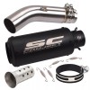 Unbranded For Suzuki GSX-S750 GSR750 2015-2020 Slip on Exhaust Mid