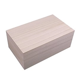 Paulownia Box, Total Paulownia Box for Gifts, S-H Size (Ideal for Storing Japanese Products)