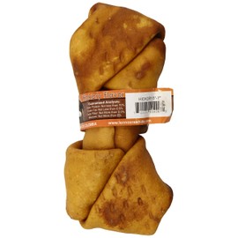 The Rawhide Express Hickory Smoked Knotted Bone Dog Chew, 6 By 7-Inch