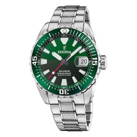 Festina Diving Watch F20669/2, Green, Classic