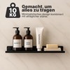 Minismus Wall Shelf - Stainless Steel Hanging Shelf with Anti-Fall