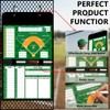 Magnetic Baseball Lineup Board, Collapsible Professional Softball & Baseball Clipboard