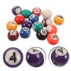 Mikinona 1 Set Mini Billiard Balls Set of Durable Resin