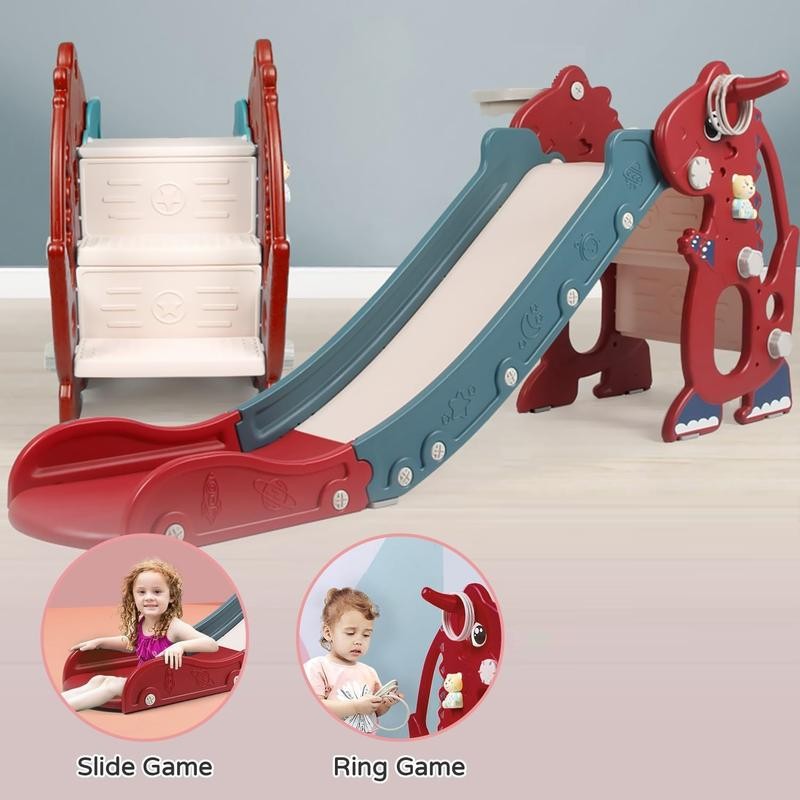 Toddler Slide For Toddler Age 1-3 Indoor Plastic Slide Outdoor