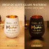 Juratar Geschenke für Mama, Muttertag Windlicht mit Gravur Mama Geschenk,