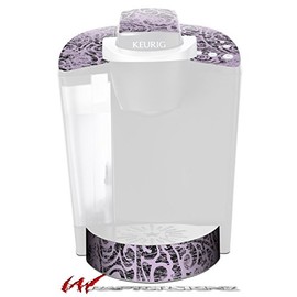 WraptorSkinz Decal Style Vinyl Skin compatible with Keurig K40 Elite Coffee Makers Folder Doodles Lavender (COFFEE MAKER NOT INCLUDED)