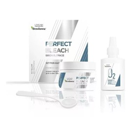BrowXenna Set  Para Blanquear El Cabello Y Ceja Perfect Bleach Browxen