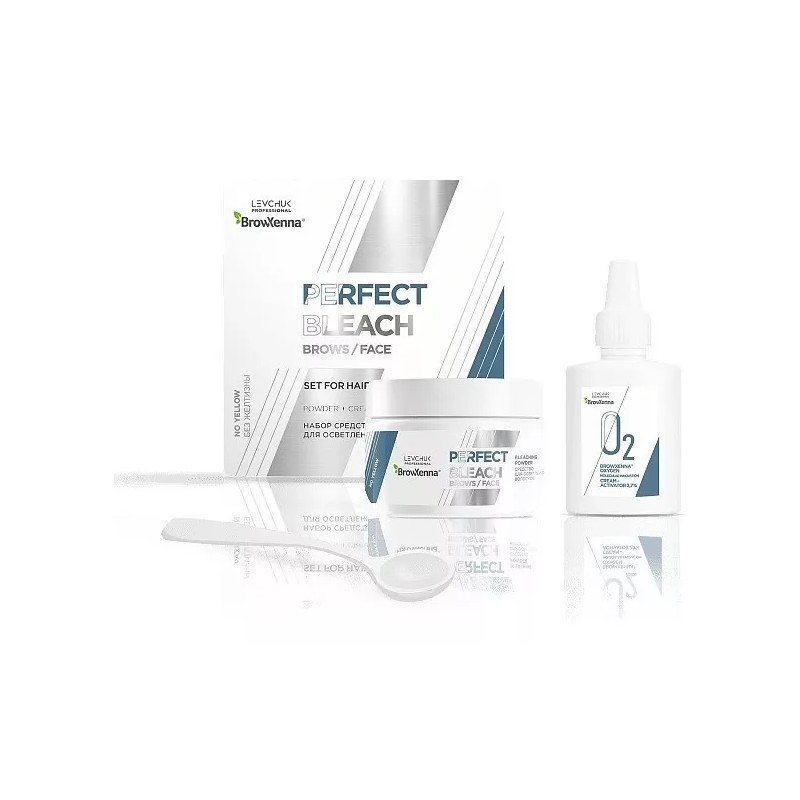 BrowXenna Set Para Blanquear El Cabello Y Ceja Perfect Bleach