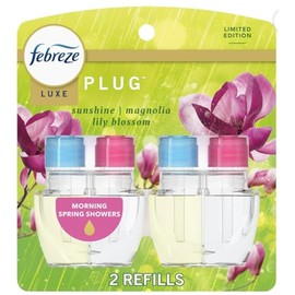 F.e.b.r.e.z.e Luxe Plug Dual Air Freshener Refills - 1.75 fl oz/2ct (Moring Spring Showers)