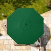 ABCCANOPY 10ft Outdoor Umbrella Replacement Top Suit 8 Ribs (Forest