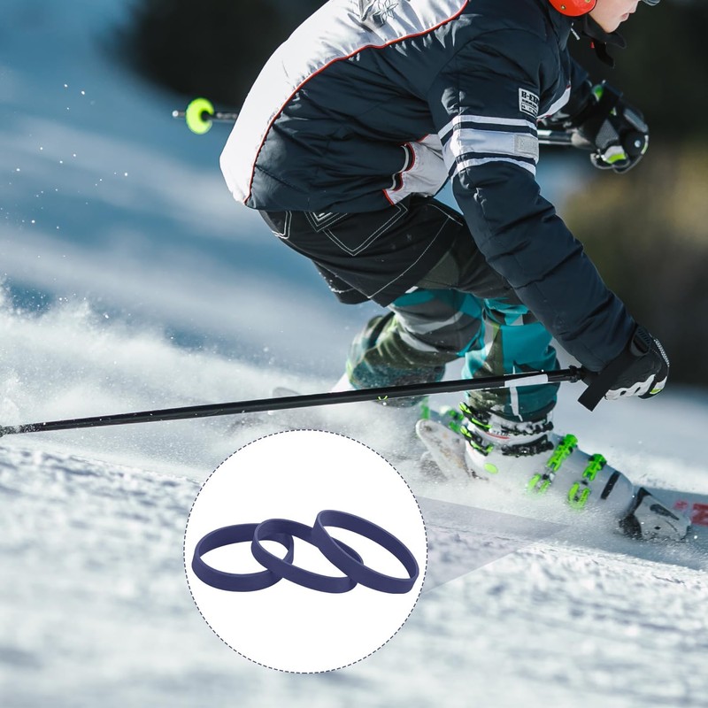 32pcs Ski Brake Retainers, Snowboard Brake Bands Retainers Strap Brake