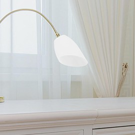 PRETYZOOM 3pcs 35mm Plastic Lampshade Horseshoe Lampshade Replacements White Lamp Shade Cover for Stand up Lamp Small Lamp Shades for Floor Lamps Floor Lamp Shade Lamp Cover