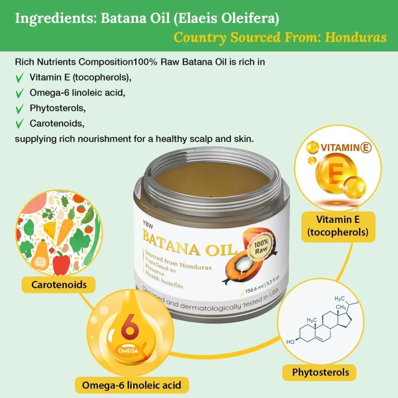 Aceite Crudo De Batana Para El Crecimiento Del Cabello