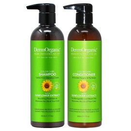 Dermorganic Color Care Shampoo + Conditioner 17oz w/Free Nail File