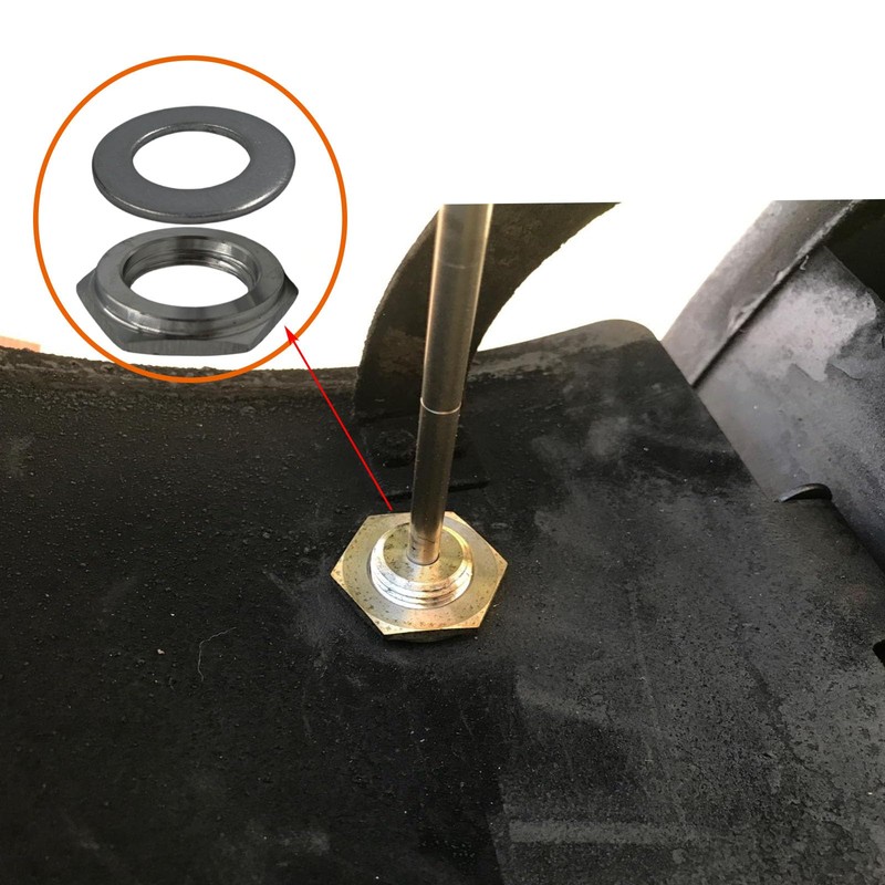 MENSI Replacement Nut and Washer for Tel-Tru Thermometer BQ300 Installation