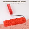 2 Pcs 7-Inch Textured Paint Roller for Wall, Drywall Texture