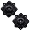 Frassie 2 Pack 10.2" Square Swivel Plate Replacement, Ball Bearing