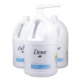 3 Pz Jabon Liquido Para Manos Dove Nutrición Profunda 5 Lts                                                                                           