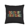 Death By Fruitcake Joke Matching Christmas Pajamas Death by Fruitcake