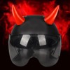 2Pcs Helmet Light Up Devil Horns Rechargeable with Quick Release