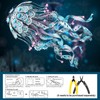 Piececool 3D Puzzles for Adults, Jellyfish Night Light with USB