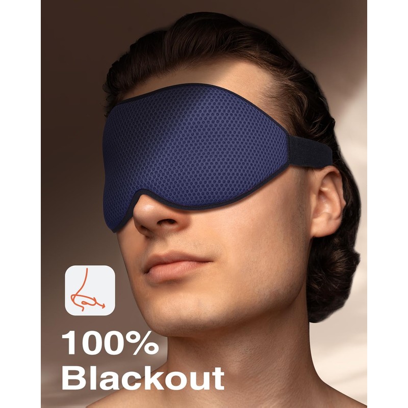 MABAO Sleep Mask for Side Sleeper, Eye Mask for Sleeping