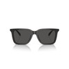 Coach HC8385U Universal Fit Sunglasses, Transparent Dark Grey/Grey Solid, 54