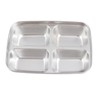 Lunch Box 4 Compartments Design 304 Stainless Steel Matching Tableware