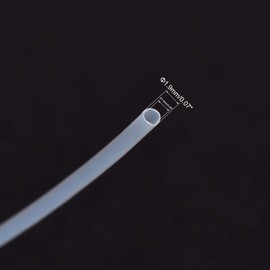 uxcell PTFE Tubing Hose High Temperature Tube Pipe Insulating 3D Printer Hose 1.5mm ID x 1.9mm OD x 4.92ft White