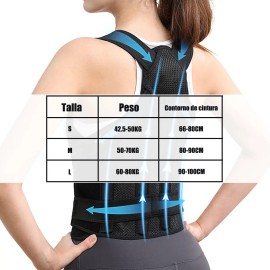 Chaleco Corrector De Postura Ortopédico Faja Lumbar Unisex