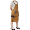ZJMTOCYU Durable and Waxed Canvas Tool Apron for Professionals, Adjustable