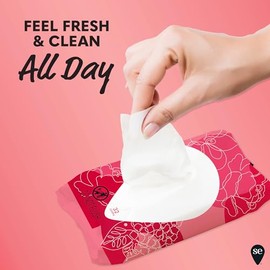 Summer's Eve Blissful Escape - Toallitas femeninas, fórmula suave con pH equilibrado que ayuda a controlar el olor vaginal, paquete resellable, 32 toa