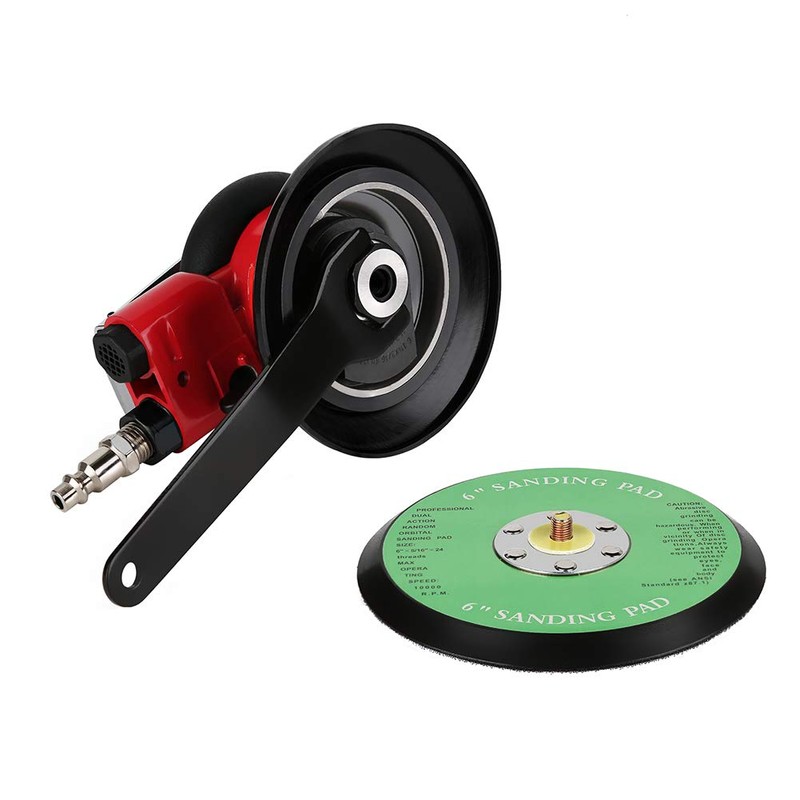 Valianto 6" Professional Air Random Orbital Palm Sander, Heavy Duty