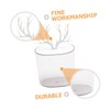 Ciieeo Cotton Holder with Lid Makeup Organizer for Cotton Swabs