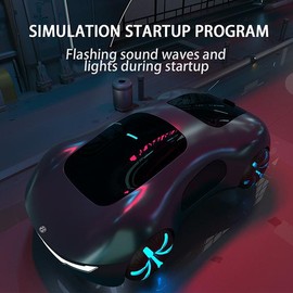 Dual Remote Control Toy Car - Blue White Black - Spinning Crash Drift Car - Spray RC Car - Christmas Gift - Color: Black