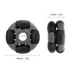 Omni Directional Wheel, Side Mobility Black Gray Load 2kg Omni
