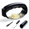 Kebley Garlic Press Rocker Stainless Steel Garlic Crusher, Mincer and