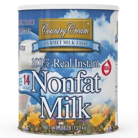 Country Cream 100% Real Instant Nonfat Powdered Milk 49.6 OZ