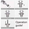 Rivet Nut Tool, Hand Rivet Nut Setter Kit with 7pcs