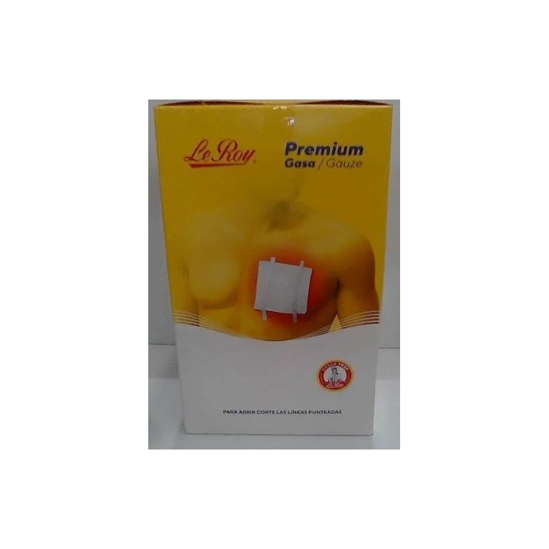 Gasa Estéril Premium 10x10 Cm 150 Piezas Le Roy