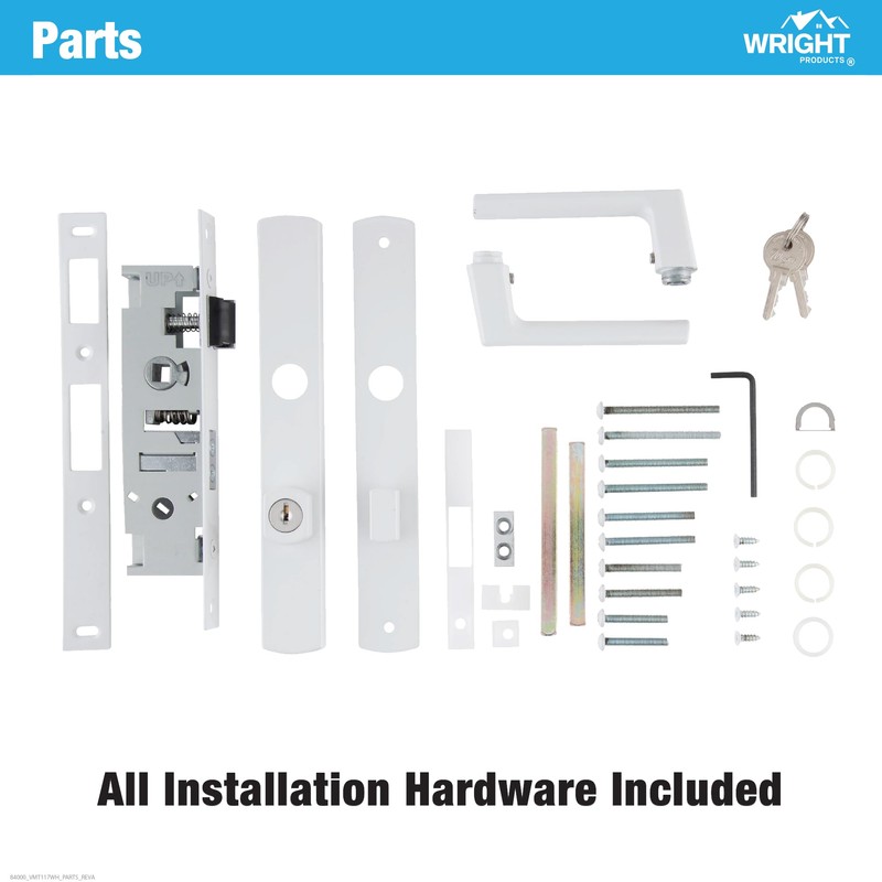 Wright Products - Serenade Mortise Keyed Lever Mount Latch with